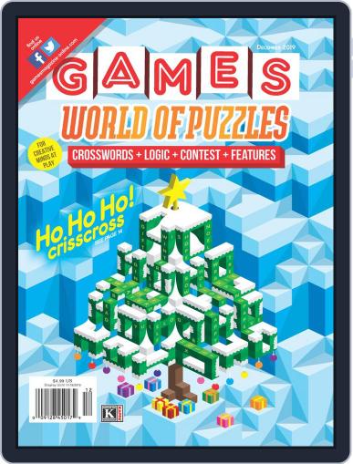 Games World of Puzzles December 1st, 2019 Digital Back Issue Cover