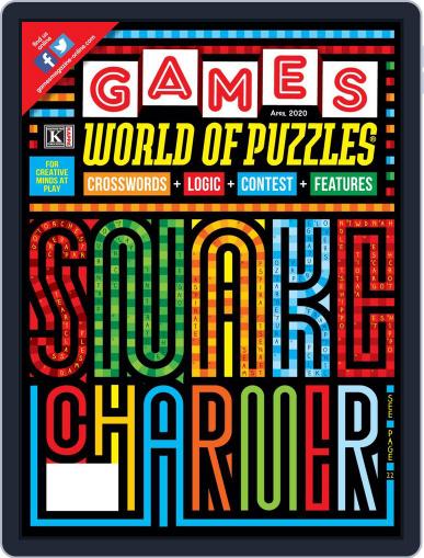 Games World of Puzzles April 1st, 2020 Digital Back Issue Cover