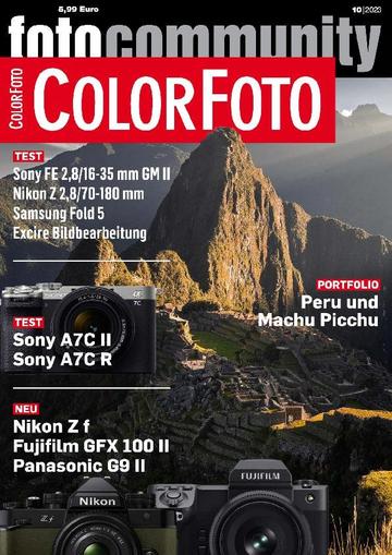 Colorfoto September 29th, 2023 Digital Back Issue Cover