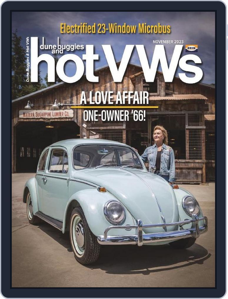 dune buggies and hotVWs November 1st, 2023 Digital Back Issue Cover