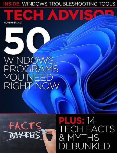 Tech Advisor November 1st, 2023 Digital Back Issue Cover