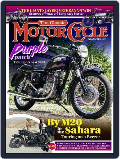 The Classic MotorCycle November 1st, 2023 Digital Back Issue Cover