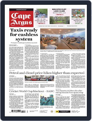 Cape Argus October 4th, 2023 Digital Back Issue Cover