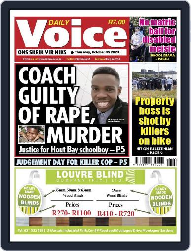 Daily Voice October 5th, 2023 Digital Back Issue Cover