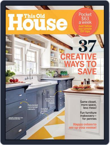 This Old House December 13th, 2013 Digital Back Issue Cover