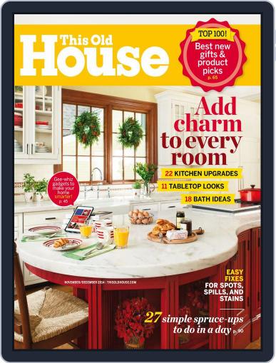 This Old House October 28th, 2014 Digital Back Issue Cover