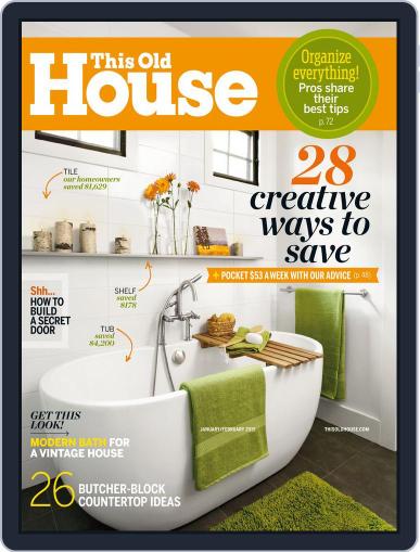 This Old House January 1st, 2015 Digital Back Issue Cover