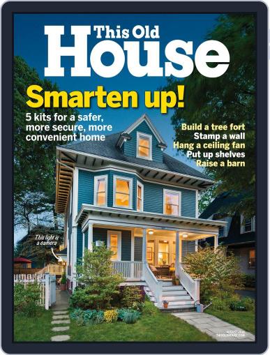 This Old House August 1st, 2016 Digital Back Issue Cover