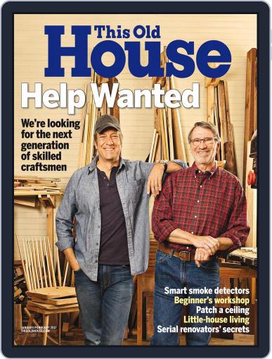 This Old House January 1st, 2017 Digital Back Issue Cover