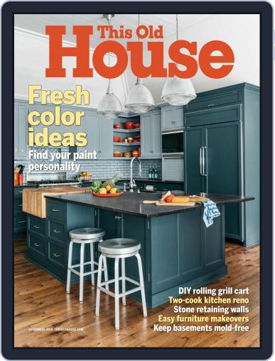 This Old House September 1st, 2018 Digital Back Issue Cover