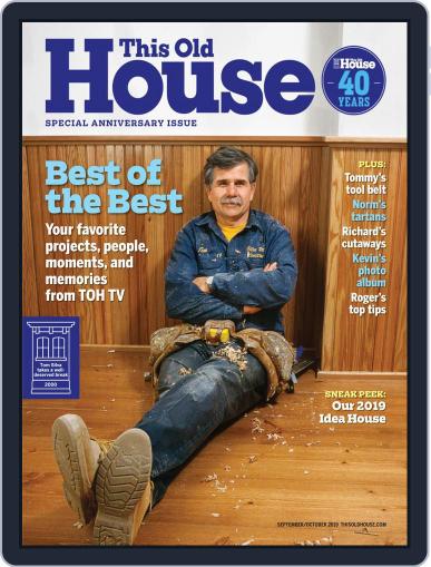 This Old House (Digital) September 1st, 2019 Issue Cover