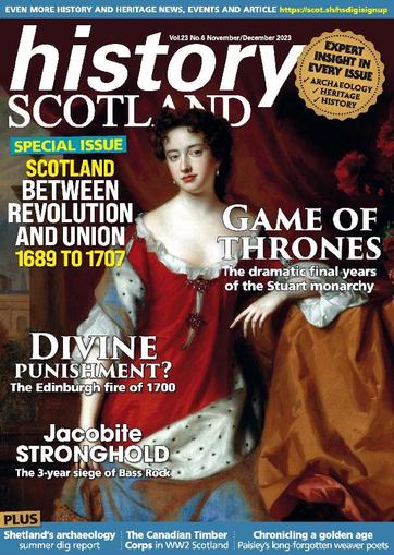 History Scotland October 7th, 2023 Digital Back Issue Cover