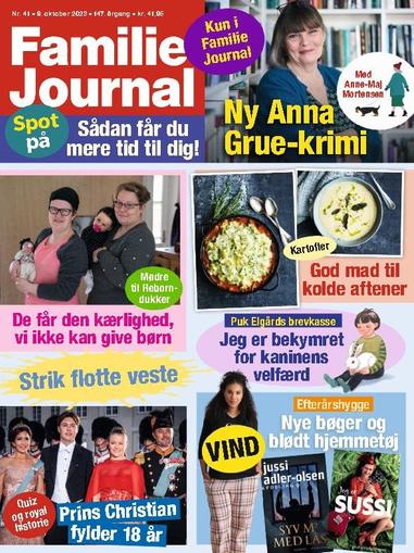 Familie Journal October 9th, 2023 Digital Back Issue Cover