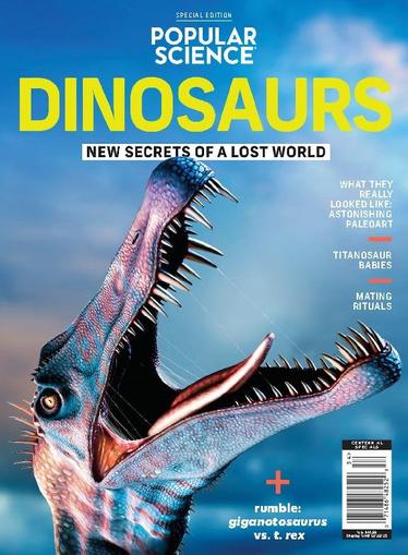 Popular Science - Dinosaurs: New Secrets Of A Lost World September 29th, 2023 Digital Back Issue Cover