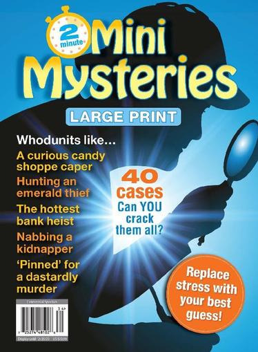 Mini Mysteries - 40 Cases: Can You Crack Them All? September 29th, 2023 Digital Back Issue Cover