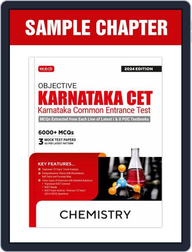 MTG Objective Karnataka CET Chemistry Digital Back Issue Cover
