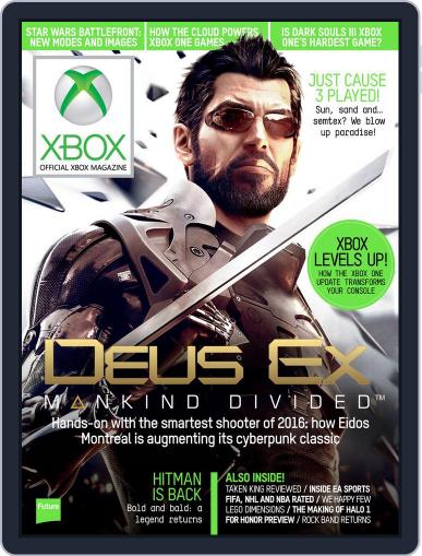Official Xbox October 1st, 2015 Digital Back Issue Cover