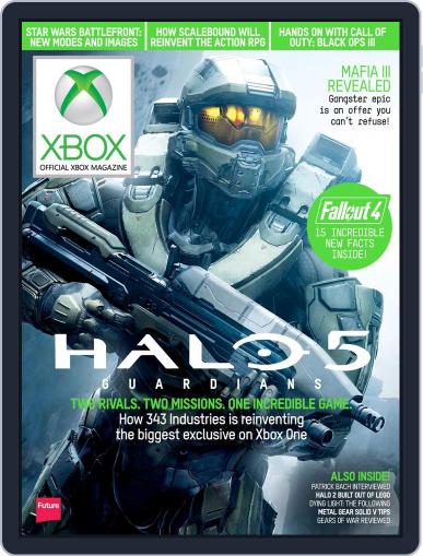 Official Xbox December 1st, 2015 Digital Back Issue Cover
