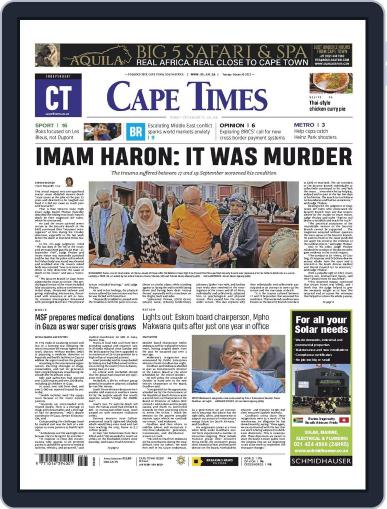 Cape Times October 10th, 2023 Digital Back Issue Cover