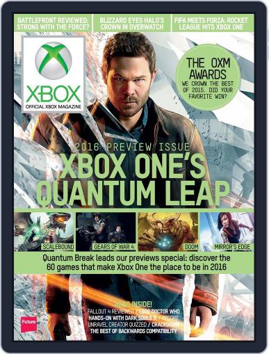 Official Xbox January 5th, 2016 Digital Back Issue Cover
