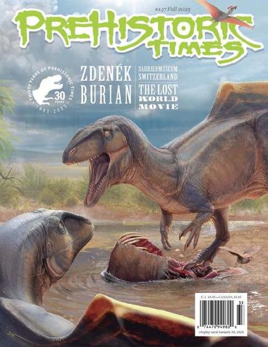Prehistoric Times October 3rd, 2023 Digital Back Issue Cover