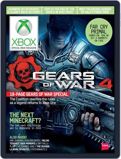 Official Xbox March 1st, 2016 Digital Back Issue Cover