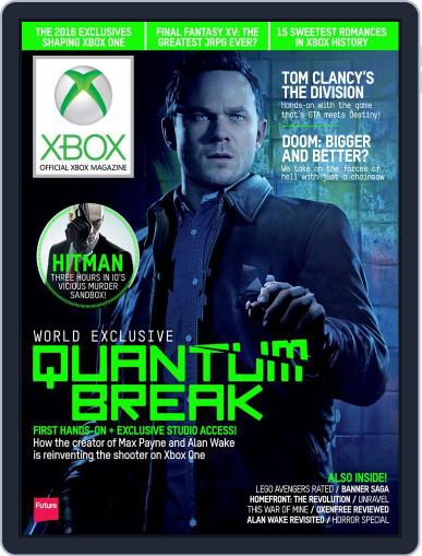 Official Xbox April 1st, 2016 Digital Back Issue Cover