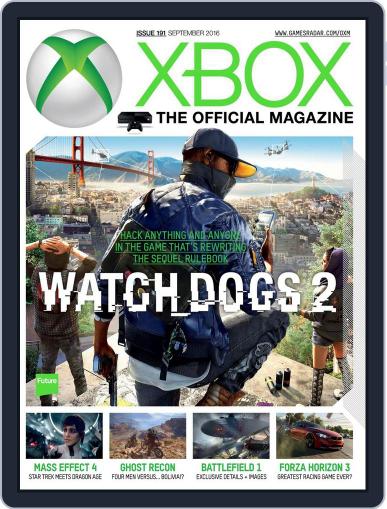 Official Xbox September 1st, 2016 Digital Back Issue Cover
