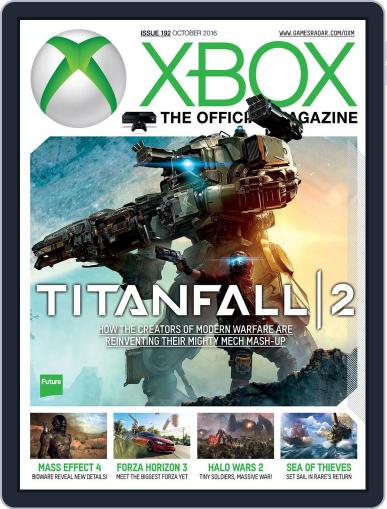 Official Xbox October 1st, 2016 Digital Back Issue Cover