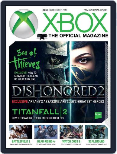 Official Xbox December 1st, 2016 Digital Back Issue Cover