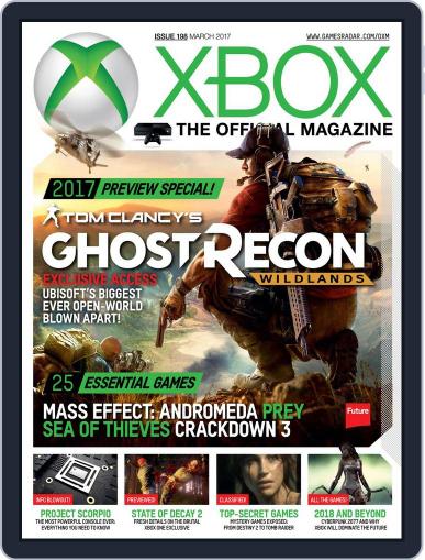 Official Xbox March 1st, 2017 Digital Back Issue Cover