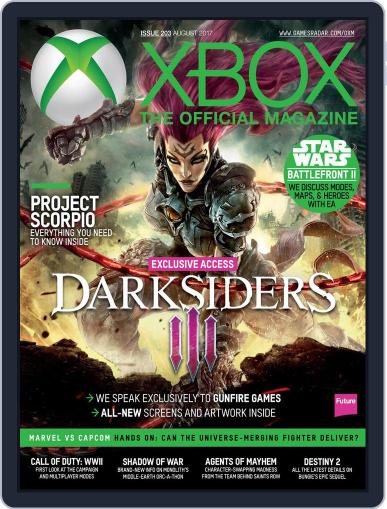 Official Xbox August 1st, 2017 Digital Back Issue Cover