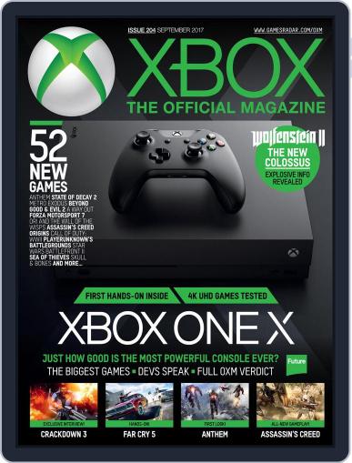 Official Xbox September 1st, 2017 Digital Back Issue Cover