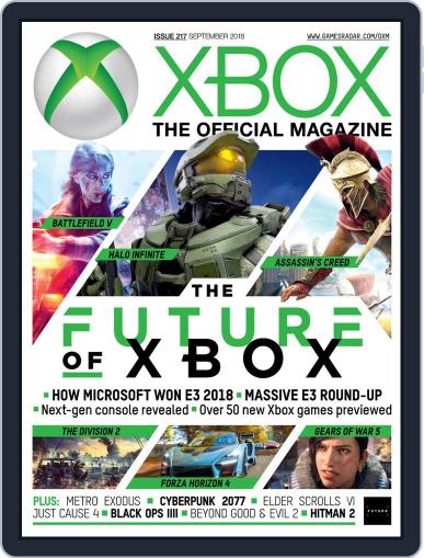 Official Xbox September 1st, 2018 Digital Back Issue Cover