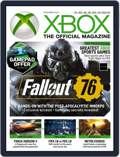 Official Xbox December 1st, 2018 Digital Back Issue Cover