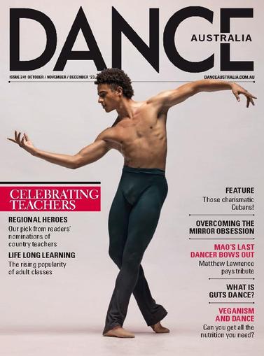 Dance Australia October 1st, 2023 Digital Back Issue Cover