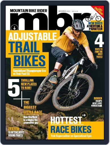 Mountain Bike Rider November 1st, 2023 Digital Back Issue Cover