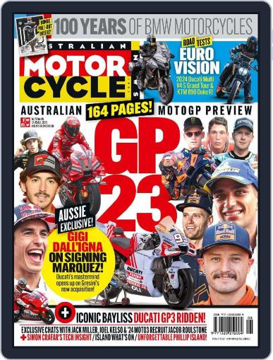 Australian Motorcycle News October 12th, 2023 Digital Back Issue Cover