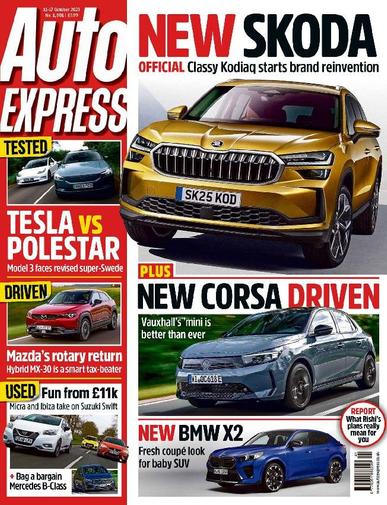 Auto Express October 11th, 2023 Digital Back Issue Cover