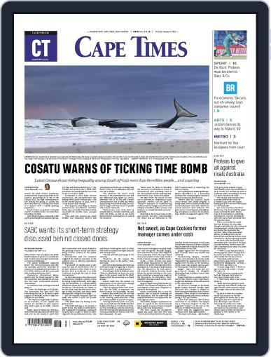 Cape Times October 12th, 2023 Digital Back Issue Cover