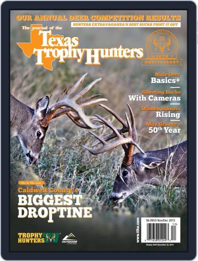 The Journal of the Texas Trophy Hunters November 1st, 2015 Digital Back Issue Cover