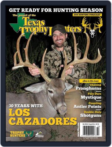 The Journal of the Texas Trophy Hunters September 1st, 2016 Digital Back Issue Cover