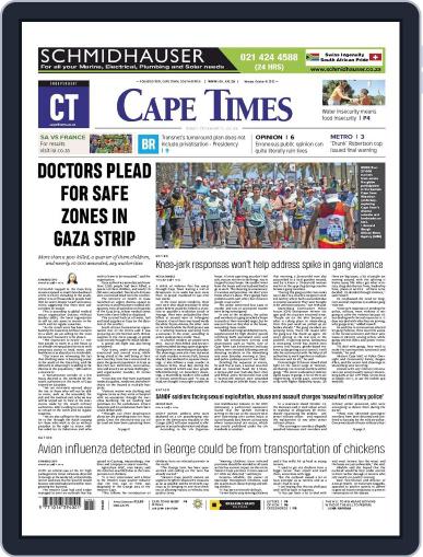 Cape Times October 16th, 2023 Digital Back Issue Cover