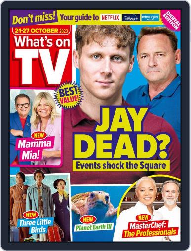 What's on TV October 21st, 2023 Digital Back Issue Cover