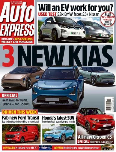 Auto Express October 18th, 2023 Digital Back Issue Cover
