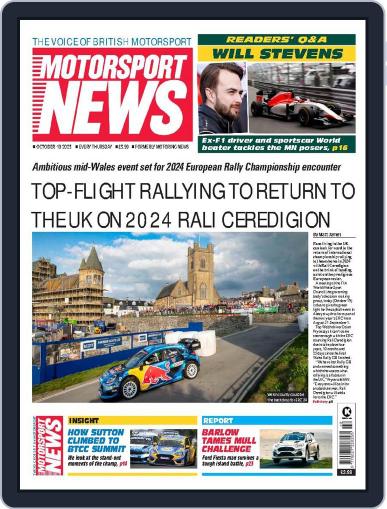Motorsport News October 19th, 2023 Digital Back Issue Cover