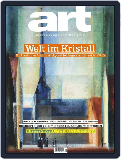 art Magazin November 1st, 2023 Digital Back Issue Cover
