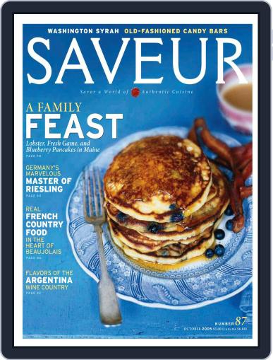 Saveur September 10th, 2005 Digital Back Issue Cover