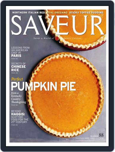 Saveur October 18th, 2005 Digital Back Issue Cover