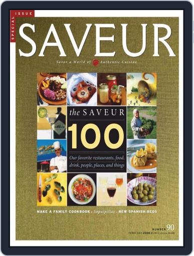 Saveur January 6th, 2006 Digital Back Issue Cover